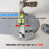 TOOVREN Universal Sewing Rolled Hemmer Foot 4pcs, Rolled Hem Presser Foot, 7/8/9/10mm Wide Rolled Hem Foot, Sewing Machine Presser Foot Hemmer Foo...